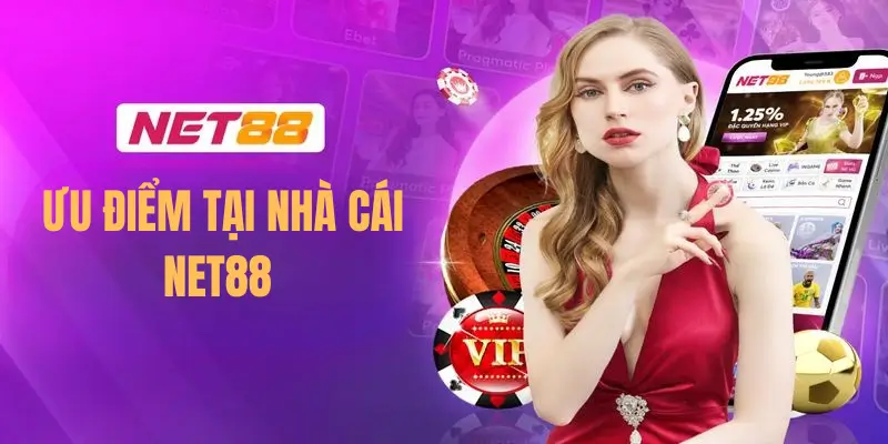 Trang Chủ 57 Ưu điểm nhà cái Net88